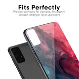 Blue & Red Smoke Glass Case for Vivo V15 Pro