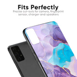 Alcohol ink Marble Glass Case for Vivo V17