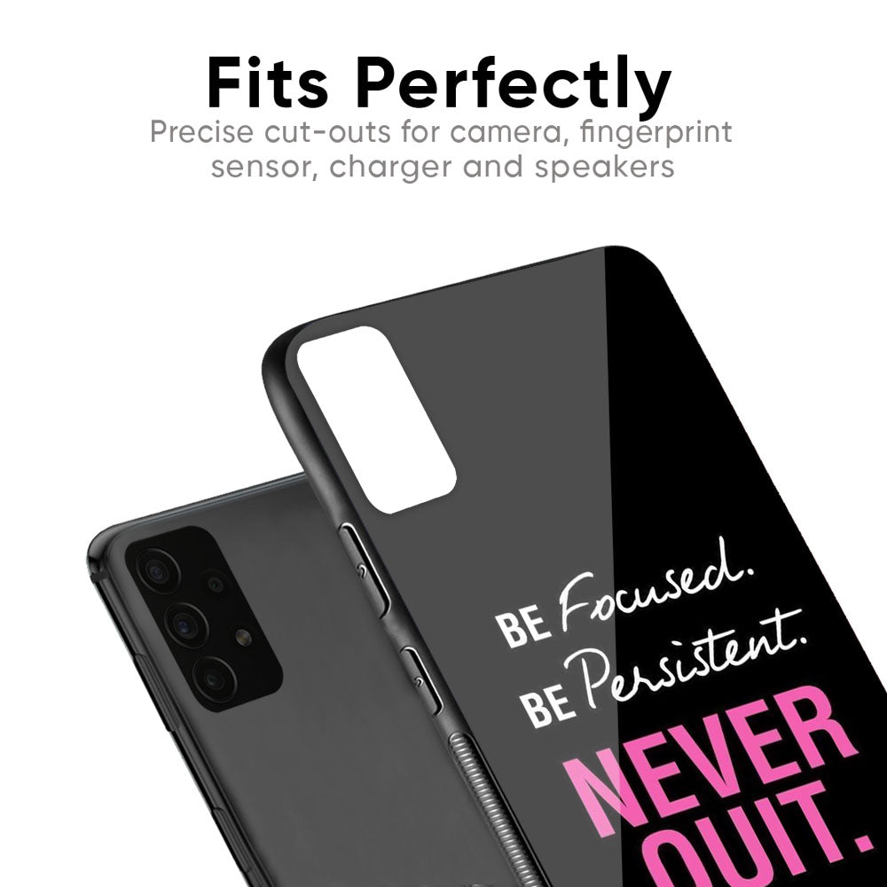 Be Focused Glass case for Samsung Galaxy F41