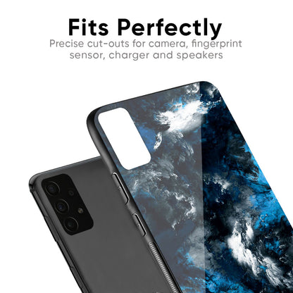 Cloudy Dust Glass Case for Samsung Galaxy F41