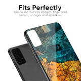 Architecture Map Glass Case for Xiaomi Redmi Note 9 Pro