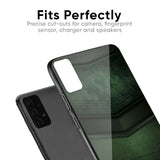 Green Leather Glass Case for Xiaomi Redmi Note 7S