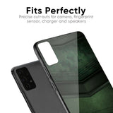 Green Leather Glass Case for Vivo V15 Pro