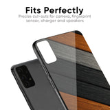 Tri Color Wood Glass Case for OnePlus 7T Pro