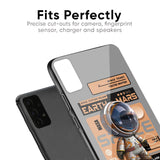 Space Ticket Glass Case for Samsung Galaxy A70