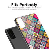 Multicolor Mandala Glass Case for Poco M2 Pro