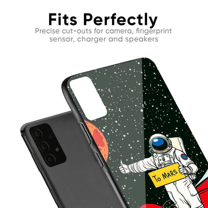 Astronaut on Mars Glass Case for Xiaomi Redmi Note 8 Pro