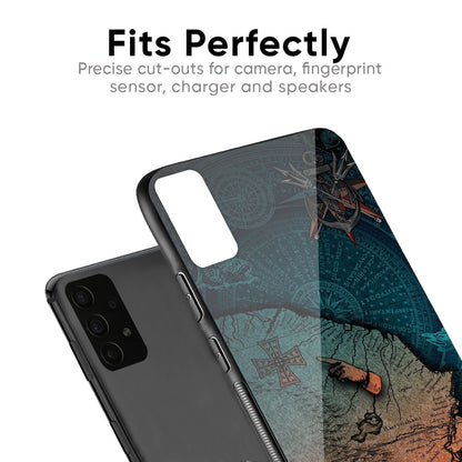 Geographical Map Glass Case for Xiaomi Mi A3