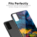 Multicolor Oil Painting Glass Case for Oppo Find X2