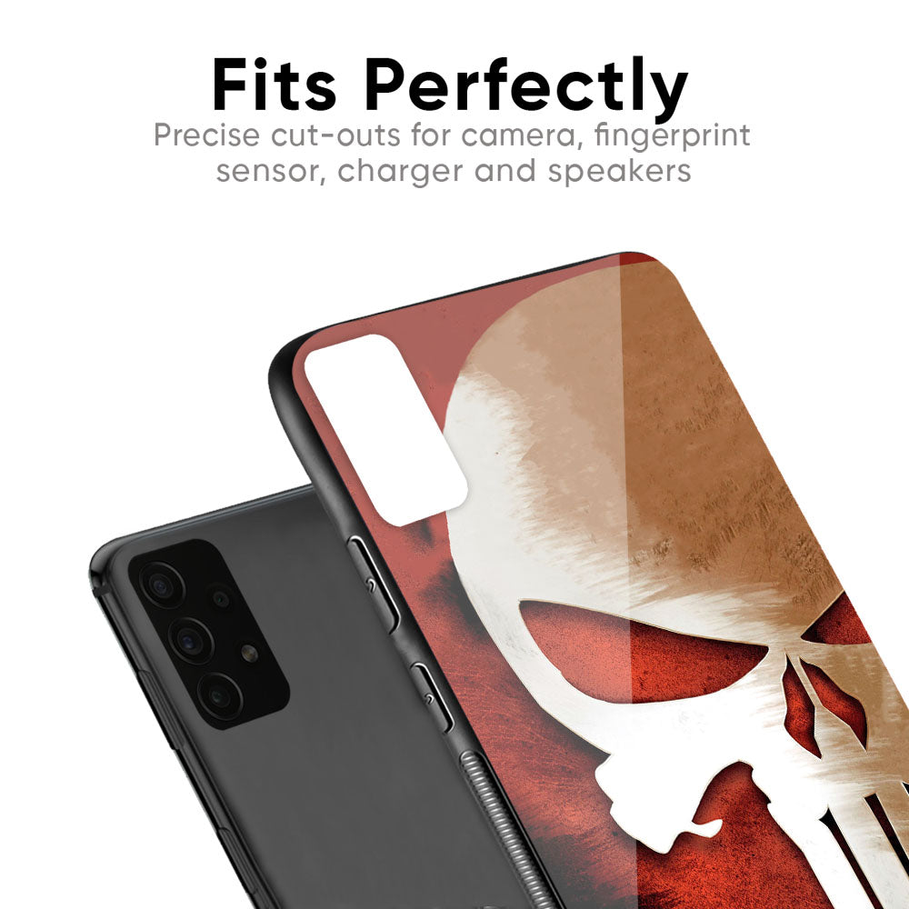 Red Skull Glass Case for Samsung Galaxy S10 lite
