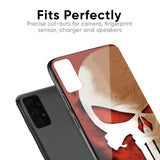 Red Skull Glass Case for Vivo V17 Pro