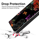 Rainbow Butterfly Glass Case for Samsung Galaxy Z Fold5 5G