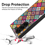 Multicolor Mandala Glass Case for Samsung Galaxy Z Fold5 5G