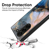 Marble Ink Abstract Glass Case for Samsung Galaxy Z Fold5 5G