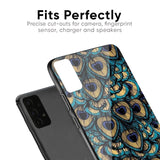 Peacock Feathers Glass case for Samsung Galaxy A34 5G