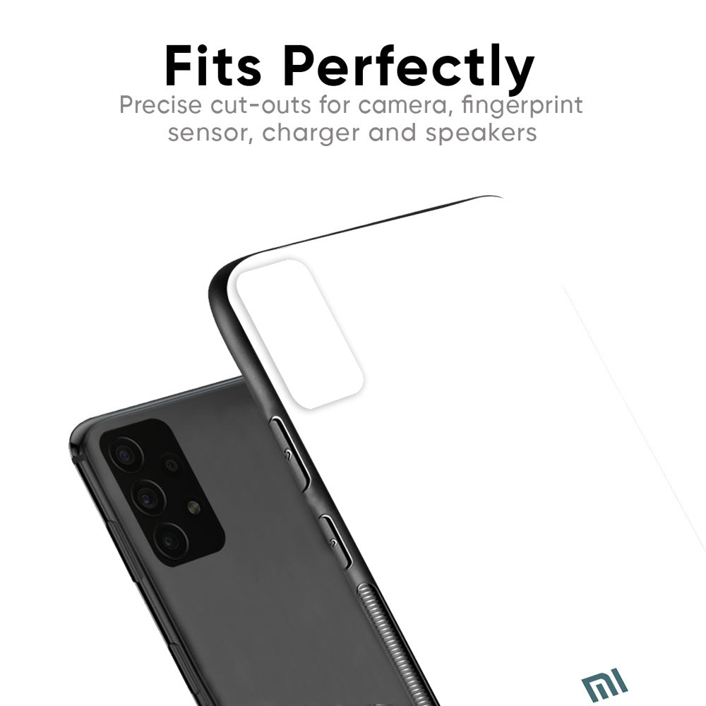 Arctic White Glass Case for Redmi Note 12 5G