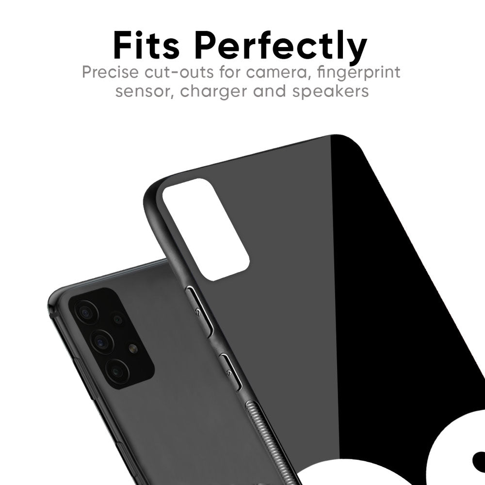 Cute Penguin Glass Case for Redmi Note 12 5G