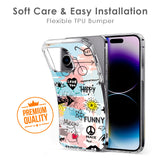 Happy Doodle Soft Cover for iPhone 11 Pro Max