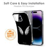 White Angel Wings Soft Cover for iPhone 14