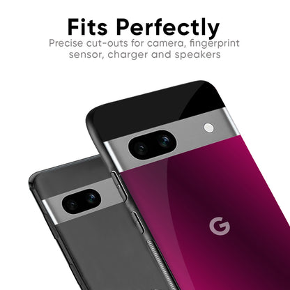 Pink Burst Glass Case for Google Pixel 7A