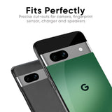 Green Grunge Texture Glass Case for Google Pixel 6a