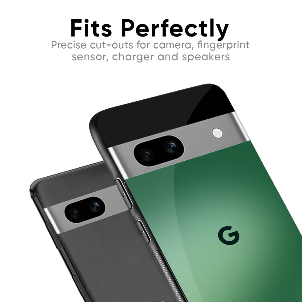Green Grunge Texture Glass Case for Google Pixel 8