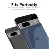 Navy Blue Ombre Glass Case for Google Pixel 6a