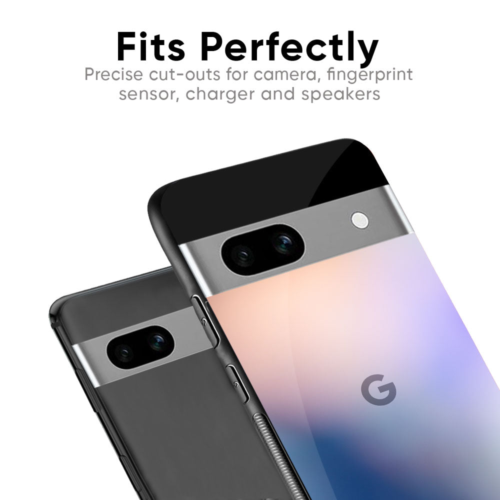 Blue Mauve Gradient Glass Case for Google Pixel 8 Pro