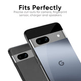 Space Grey Gradient Glass Case for Google Pixel 6a