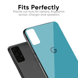 Oceanic Turquiose Glass Case for Google Pixel 6a