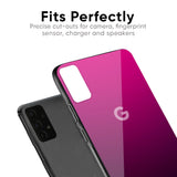 Purple Ombre Pattern Glass Case for Google Pixel 7A