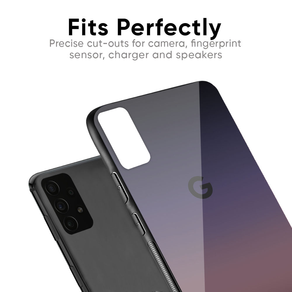 Grey Ombre Glass Case for Google Pixel 7A