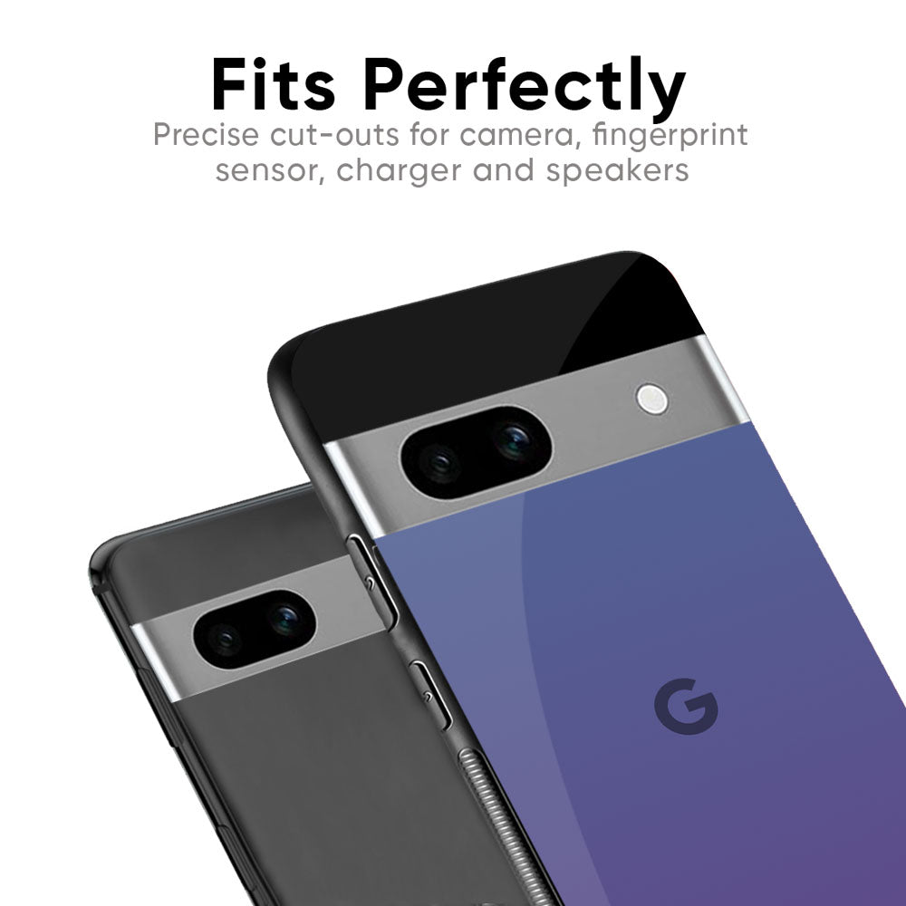 Indigo Pastel Glass Case For Google Pixel 8 Pro