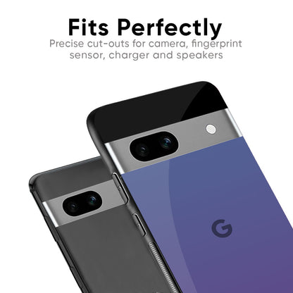 Indigo Pastel Glass Case For Google Pixel 8 Pro