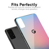 Blue & Pink Ombre Glass case for Google Pixel 7A