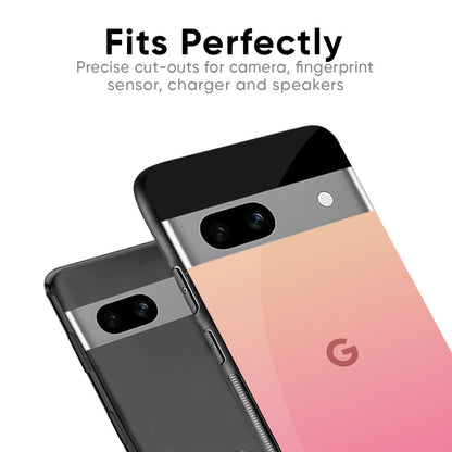 Pastel Pink Gradient Glass Case For Google Pixel 8 Pro