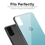 Arctic Blue Glass Case For Google Pixel 6a