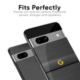 Grey Metallic Glass Case For Google Pixel 8