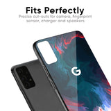 Brush Art Glass Case For Google Pixel 6a