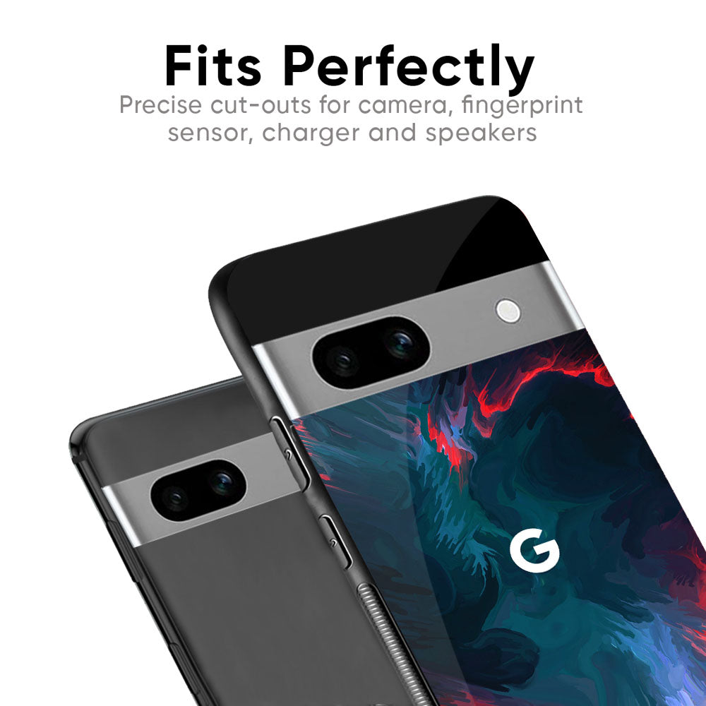 Brush Art Glass Case For Google Pixel 8 Pro