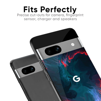 Brush Art Glass Case For Google Pixel 8 Pro