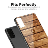 Wooden Planks Glass Case for Google Pixel 6a