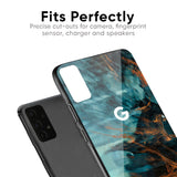 Golden Splash Glass Case for Google Pixel 6a