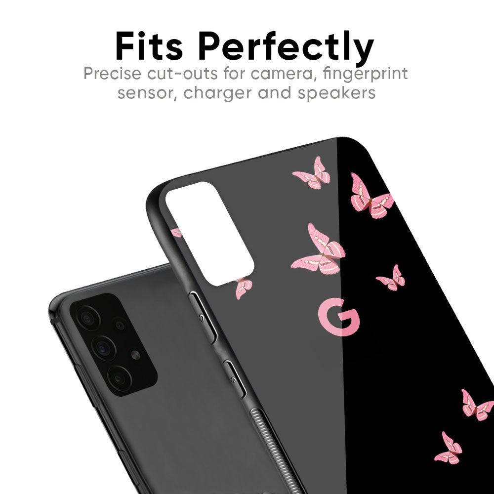 Fly Butterfly Glass Case for Google Pixel 7A