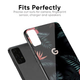 Tropical Art Flower Glass Case for Google Pixel 6a