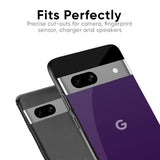 Dark Purple Glass Case for Google Pixel 8