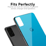 Blue Aqua Glass Case for Google Pixel 6a