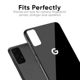 Jet Black Glass Case for Google Pixel 7A