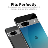 Sea Theme Gradient Glass Case for Google Pixel 6a