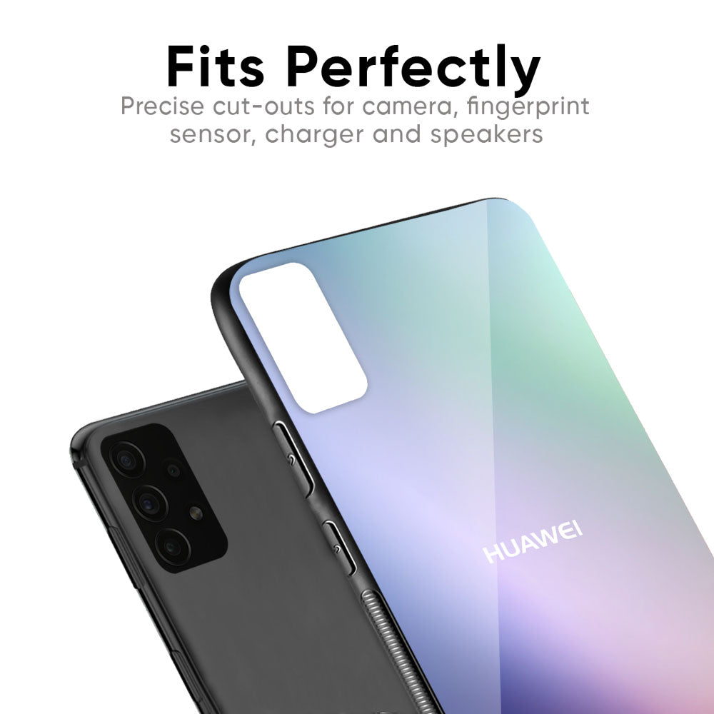 Abstract Holographic Glass Case for Huawei P40 Pro